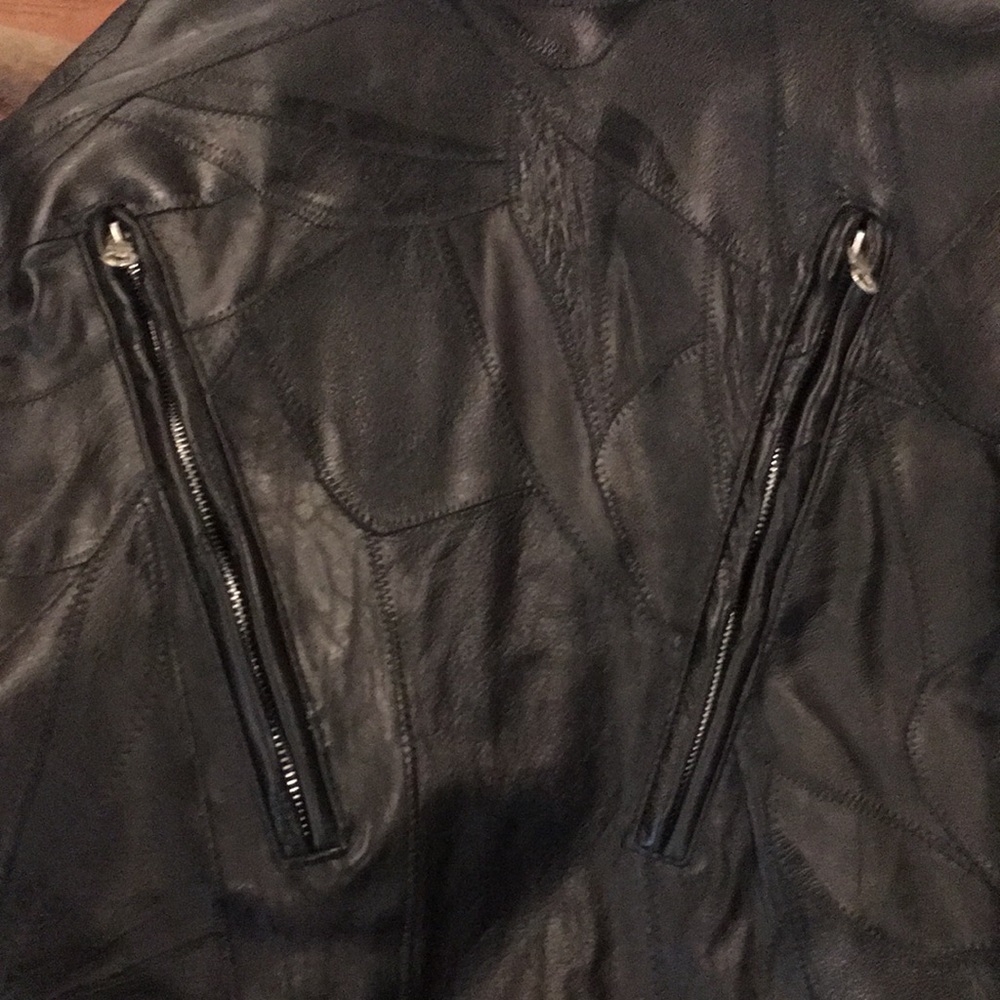 Heavy Duty, Patchwork Leather Jacket - image 3